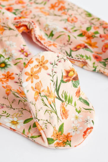 |BabyGirl| Conjunto De 3 Pijamas Florais Rosa Pêssego Para Bebê - Peach Pink (0 meses a 2 anos)