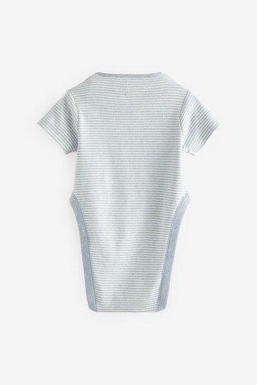 |BabyBoy| Body De Manga Curta Para Displasia De Quadril Blue Star Baby Com 3 Unidades