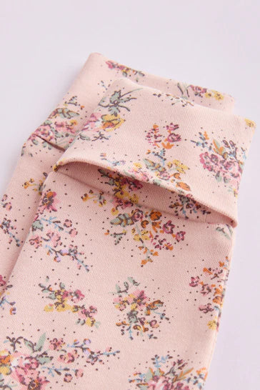 |BabyGirl| Pacote De 3 Macacões Para Bebê 100% Algodão - Rosa/Creme (0-2 anos)