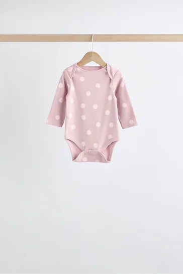 |BabyGirl| Body Rosa Bebê 100% Algodão Pacote Com 5