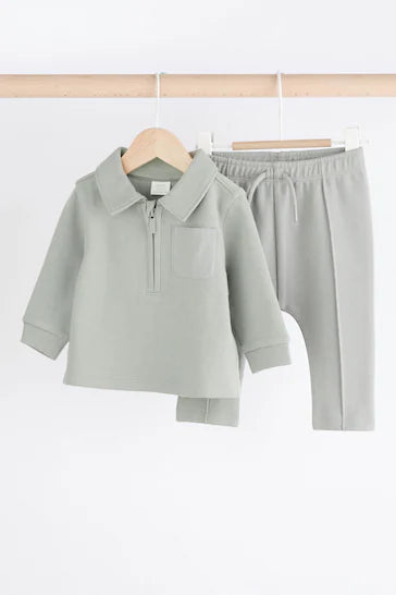 |BabyBoy| Conjunto Top e Joggers Para Bebé - Azul