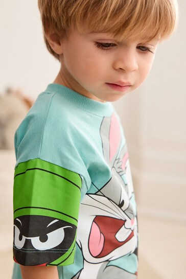 |Boy| Pijama Verde Looney Tunes Com Licença Unica (9 meses a 9 anos)