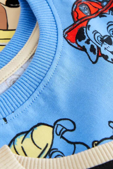 |BigBoy| Pacote De 3 Pijamas Curtos Vermelho/Azul Paw Patrol (9 Meses - 8 Anos)