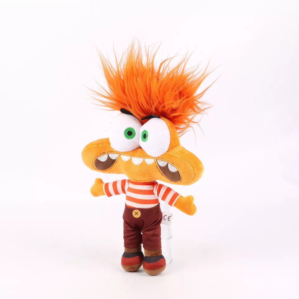 Just Play 2024 NOVO Reino Unido Just Play Inside Out 2 Shaking Plush com recurso de ansiedade Presente para crianças