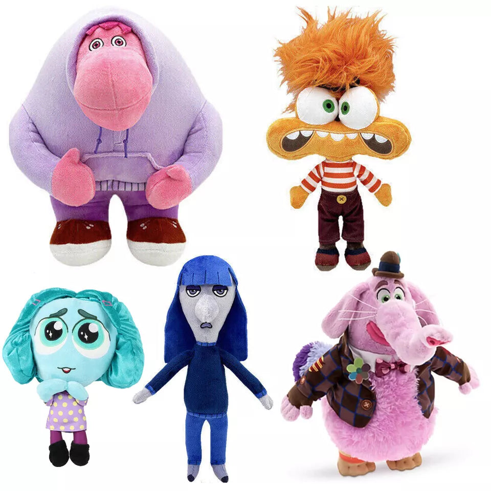 Just Play 2024 NOVO Reino Unido Just Play Inside Out 2 Shaking Plush com recurso de ansiedade Presente para crianças