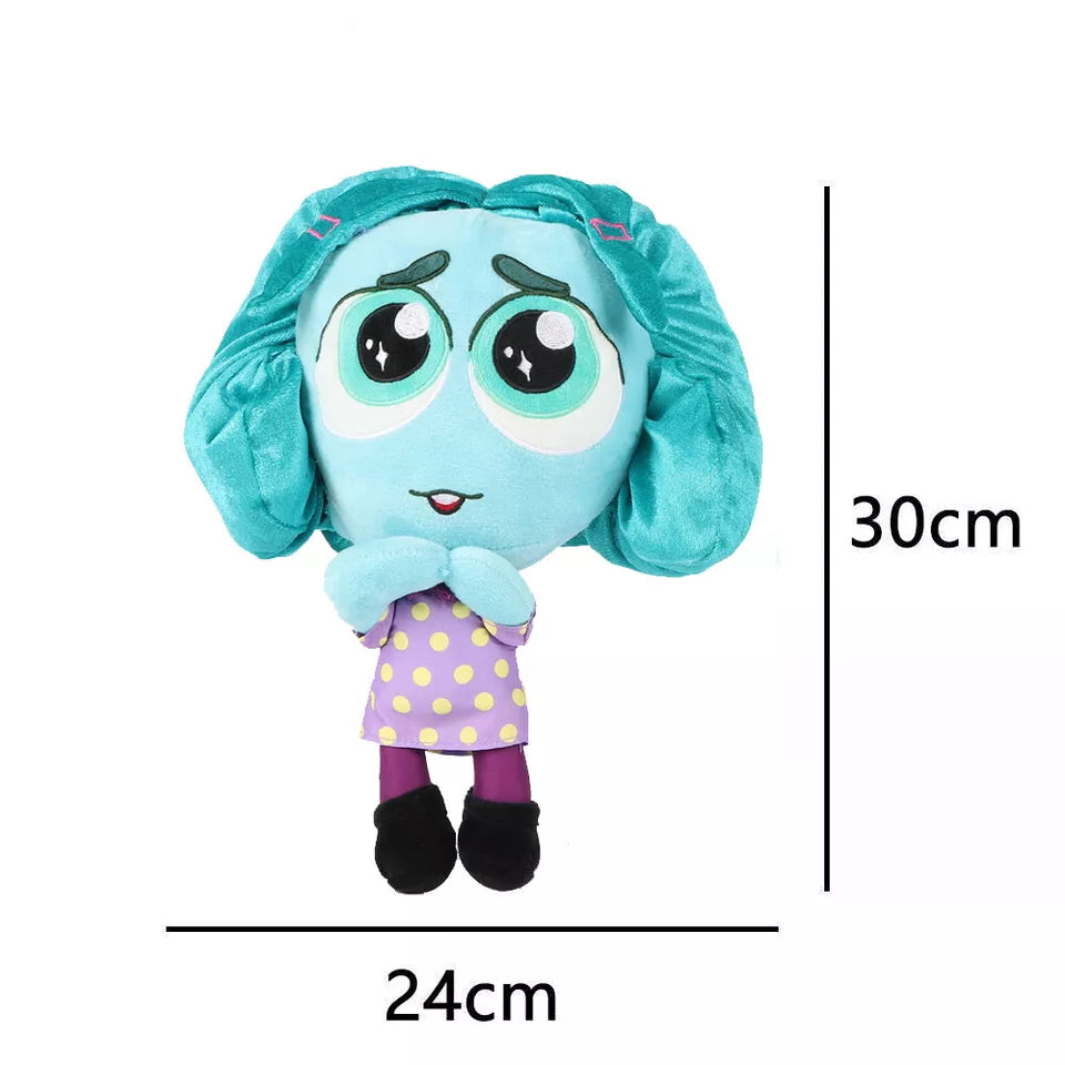 Just Play 2024 NOVO Reino Unido Just Play Inside Out 2 Shaking Plush com recurso de ansiedade Presente para crianças