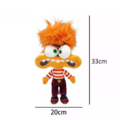 Just Play 2024 NOVO Reino Unido Just Play Inside Out 2 Shaking Plush com recurso de ansiedade Presente para crianças