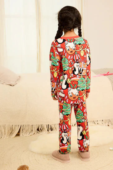 |BigGirl| Natal Pijama De Natal - Red Character (3-16 anos)