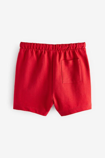 |Niño| Pack de 5 pantalones cortos de punto gris/azul marino/rojo (de 3 meses a 7 años)