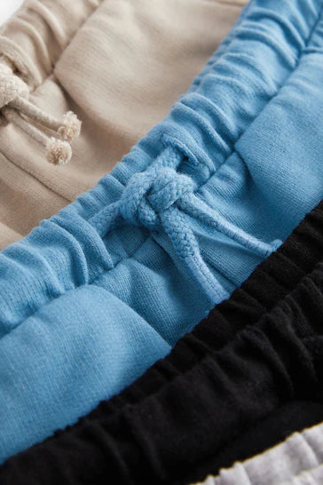 |Boy| Pacote De 5 Shorts Jersey - Grey/Navy Blue/Red (3 meses a 7 anos)