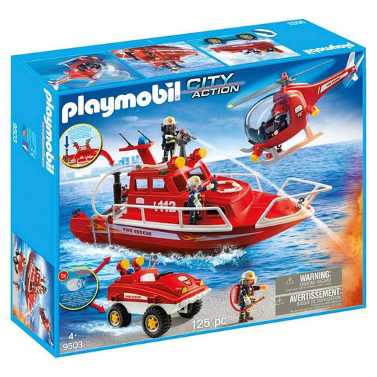Playmobil 9503 Conjunto da Brigada de Incêndio da Cidade
