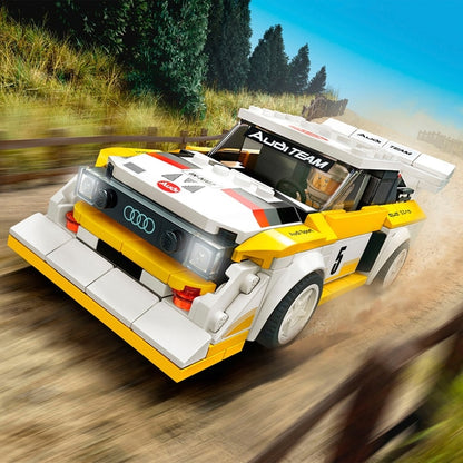 LEGO 76897 Carro de corrida Audi Sport Quattro S1 campeões de velocidade