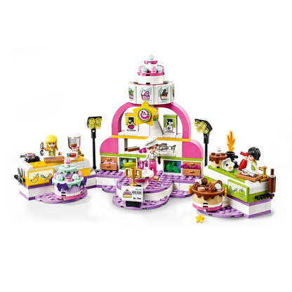 LEGO 41393 Conjunto de competição de confeitaria de amigos com bolos de brinquedo