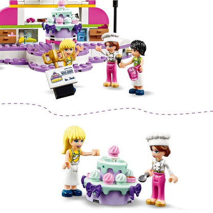 LEGO 41393 Conjunto de competição de confeitaria de amigos com bolos de brinquedo