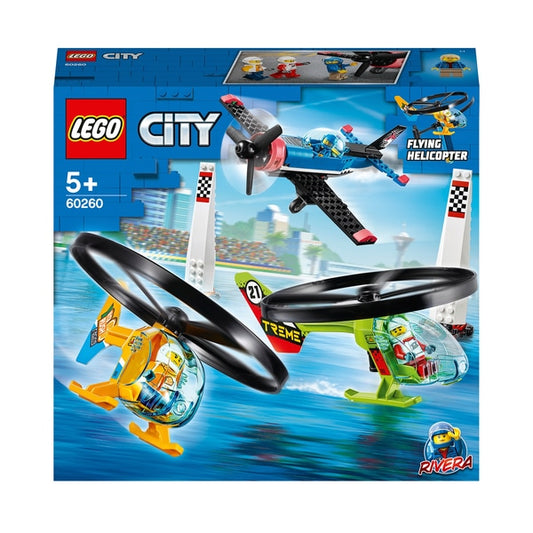 LEGO - Conjunto de aviões e helicópteros de brinquedo City Airport Air Race