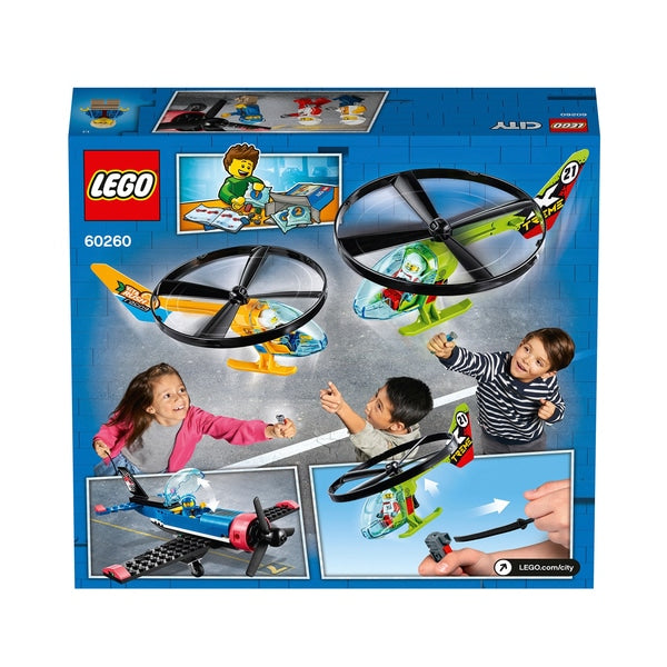 LEGO - Conjunto de aviões e helicópteros de brinquedo City Airport Air Race