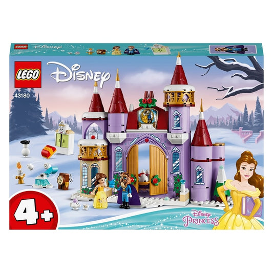 LEGO - Brinquedo de celebração de inverno do Disney Princess Belle’s Castle