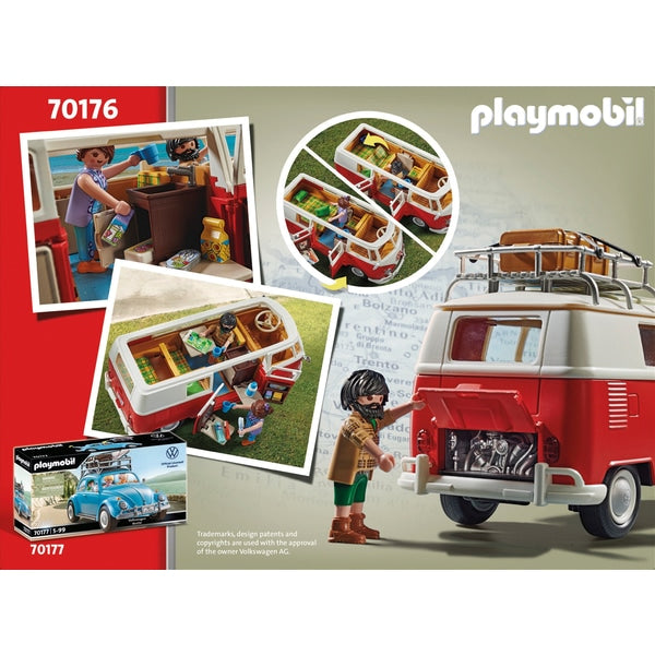 Playmobil 70176 Van de acampamento Volkswagen VW T1