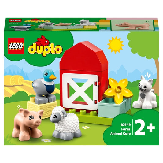 LEGO 10949 - Brinquedo DUPLO Town Farm Animal Care para Crianças