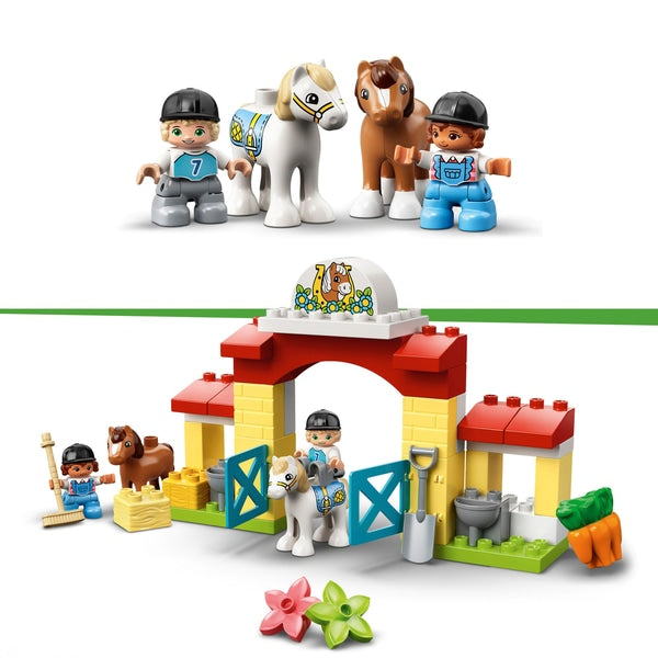LEGO DUPLO - 10951 - Town Horse Stable e Pony Care Toy Toddler