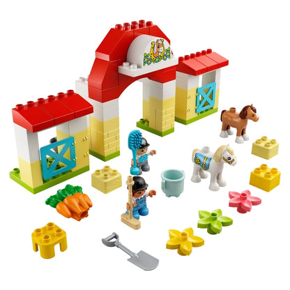 LEGO DUPLO - 10951 - Town Horse Stable e Pony Care Toy Toddler