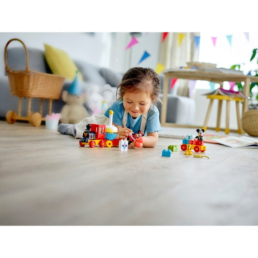 LEGO - Trem de aniversário DUPLO Disney Mickey e Minnie