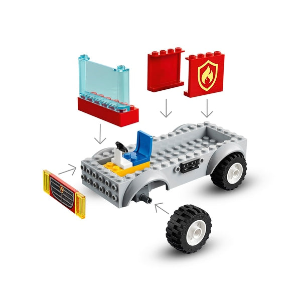 LEGO - Conjunto de construção caminhão de bombeiros da cidade