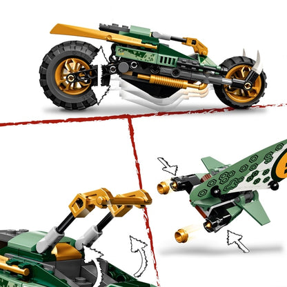 LEGO NINJAGO 71745 - Brinquedo de motocicleta do Lloyd’s Jungle Chopper