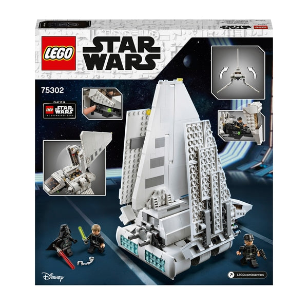 Lego - 75302 -Conjunto de construção do ônibus espacial Star Wars
