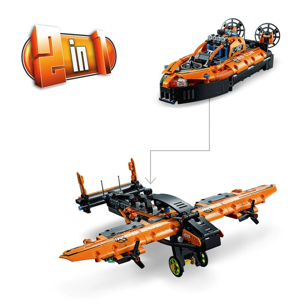 LEGO - 42120 - Technic Rescue Hovercraft 2 em 1 conjunto de construção