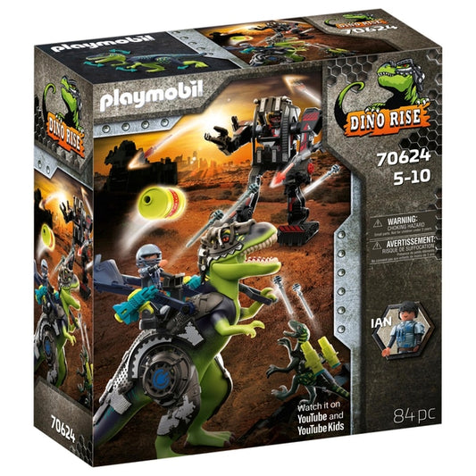 Playmobil - Dino Rise T-Rex: Batalha dos Gigantes