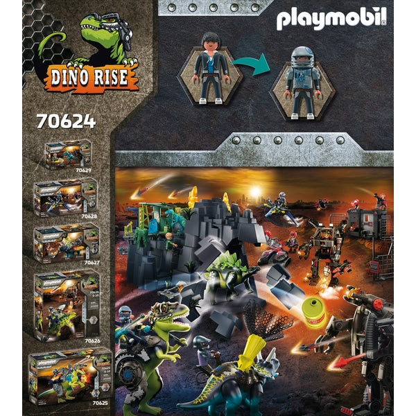 Playmobil - Dino Rise T-Rex: Batalha dos Gigantes