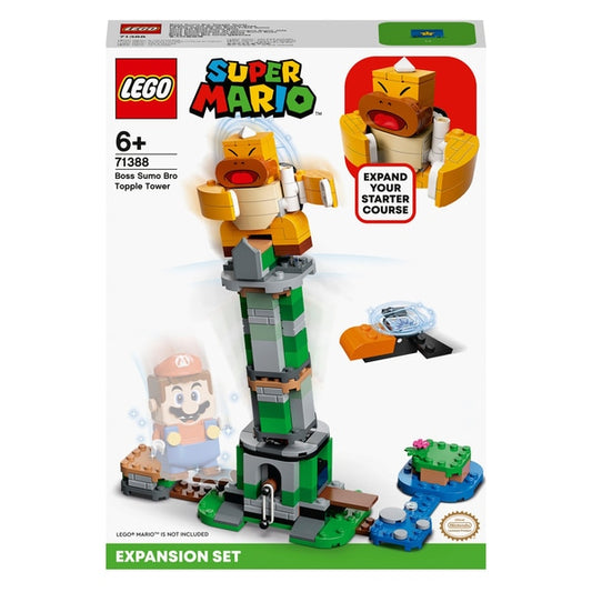 LEGO 71388 - Conjunto de expansão Super Mario Boss Sumo Bro Derrubar Torre