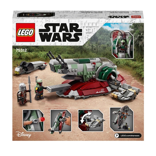 LEGO 75312 - Conjunto de construção de nave estelar de Star Wars Boba Fett