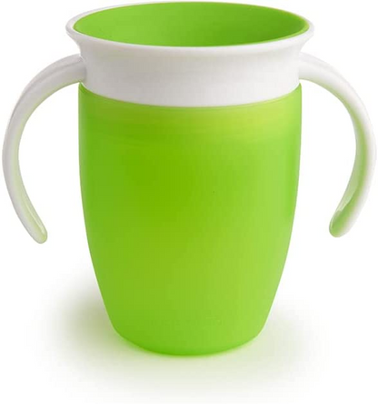 Munchkin Miracle 360 Trainer Cup, verde, 7 onças 207 ml, 2 unidades