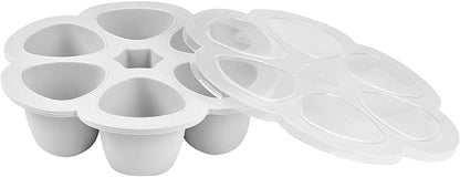 BÉABA - Multi-Recipientes de Silicone 6x90 ml - Cinza