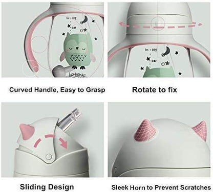 Bebamour - Copo Anti-derramamento Bico Macio Ovelha - 210ml - Roxa