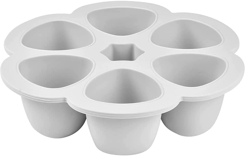 BÉABA - Multi-Recipientes de Silicone 6x90 ml - Cinza