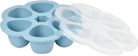 BÉABA - Multi-Recipientes de Silicone 6x90 ml - Azul