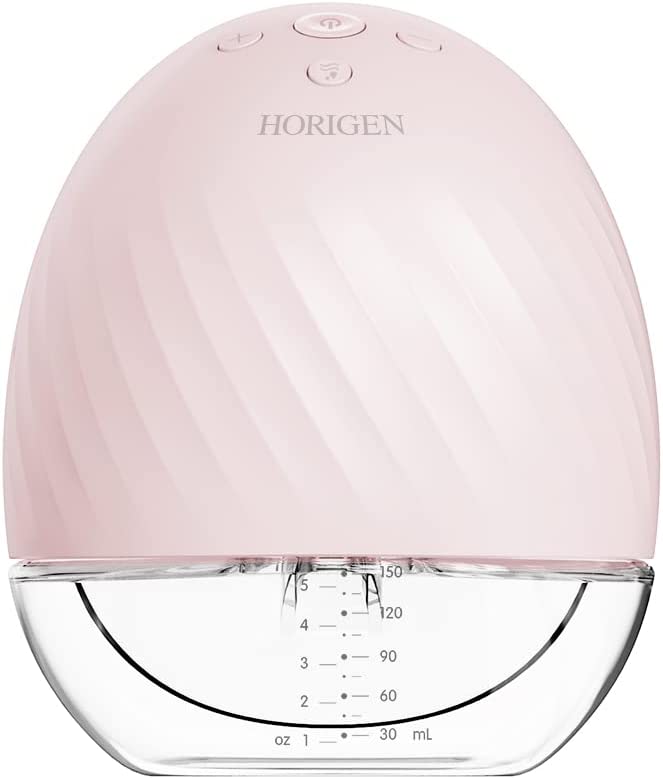 Horigen - Bomba Extratora de Leite Elétrica Portátil Recarregável - Rosa