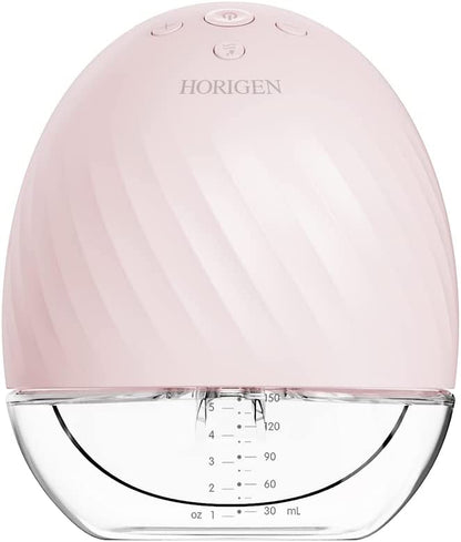 Horigen - Bomba Extratora de Leite Elétrica Portátil Recarregável - Rosa