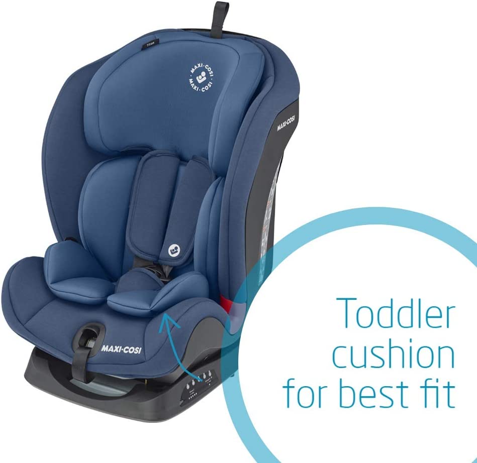 Maxi-Cosi - Titan ISOFIX Reclinável - Cadeirinha Confortável para Bebê/Criança - Azul