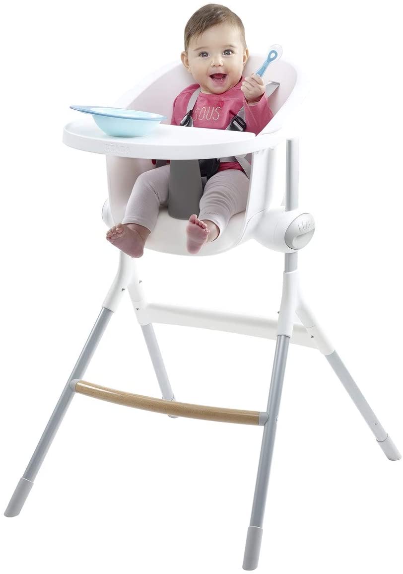 BÉABA Up&Down Cadeira Ergonômica, Cresce com o Bebê, Mesa Removível