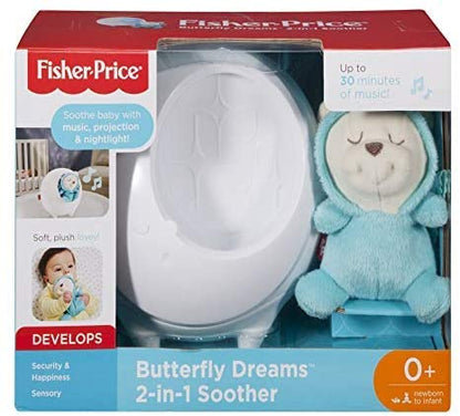Fisher-Price  2 em 1 Butterfly Dreams Projetor de Luz com Ruído Branco