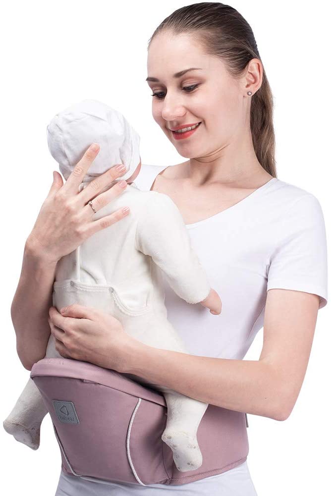 Bebamour Baby Carrier for 0-36 Months - Rosa