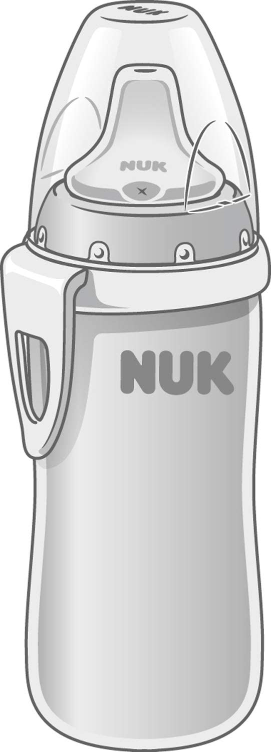 NUK Active Garrafa de Bebida 12+ meses, Aço Inox, Anti Derrame