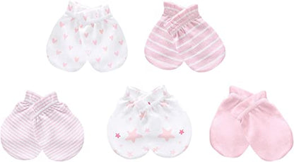 MAMIMAKA recém-nascido de enxoval com presente 27 peças para Conjunto, roupas para bebês, macacões, calças essenciais e acessórios de 0 a 6 meses