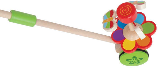 Hape - Borboletas dançando empurrando e puxando brinquedo de madeira