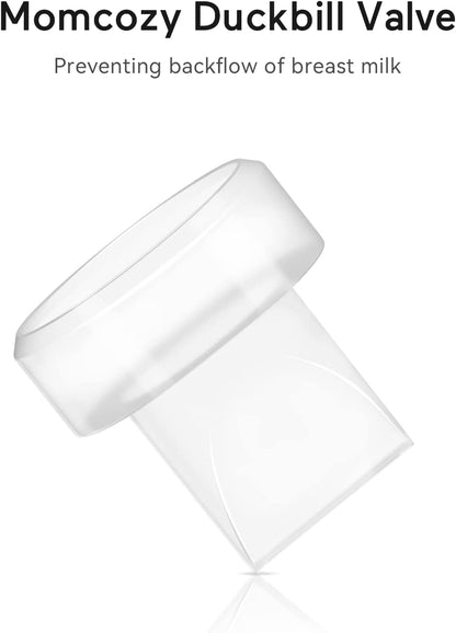 Momcozy - 1 válvula de pico de pato y 1 diafragma de silicona S9/S12. 