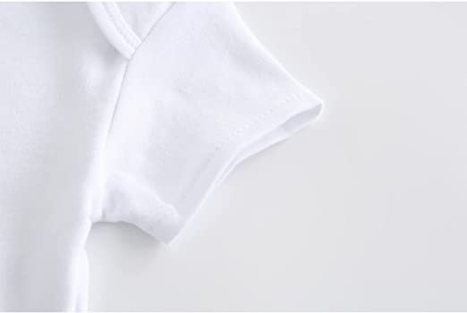 MAMIMAKA unissex para bebê com 2 macacões sólidos recém-nascidos gêmeos Macacão I Love Papa I Love Mama Bodysuits de 0 a 24 meses para meninos e meninas